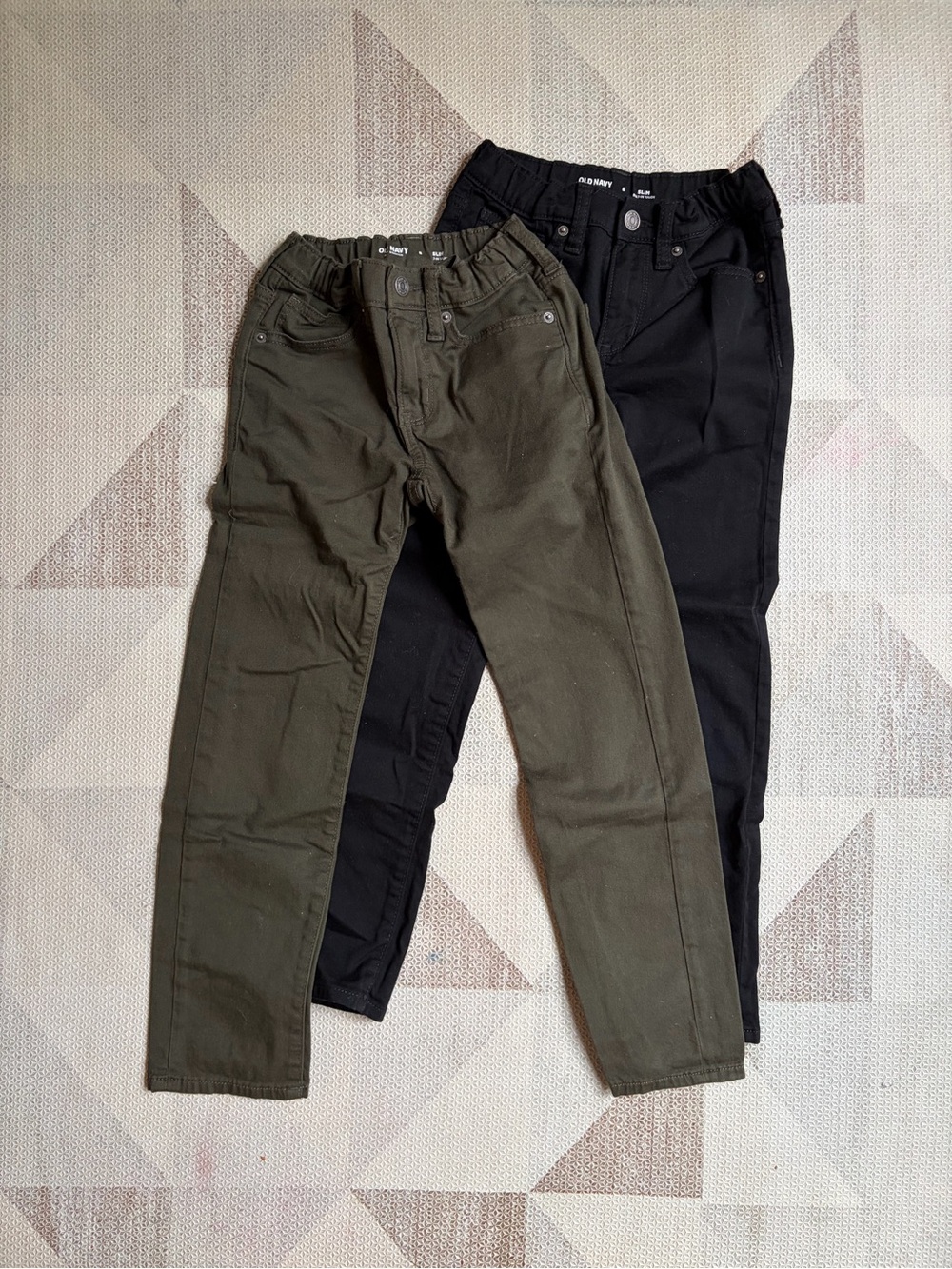 Old Navy Slim 360° Stretch Five-Pocket Pants Bundle (8)